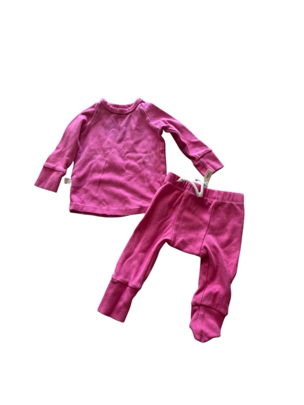 Childhoods Baby Set 3-6 Months Pink Long Sleeve Top & Jogger Pants